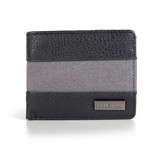 Mens Wallet Kaylin with Coin Pocket Black