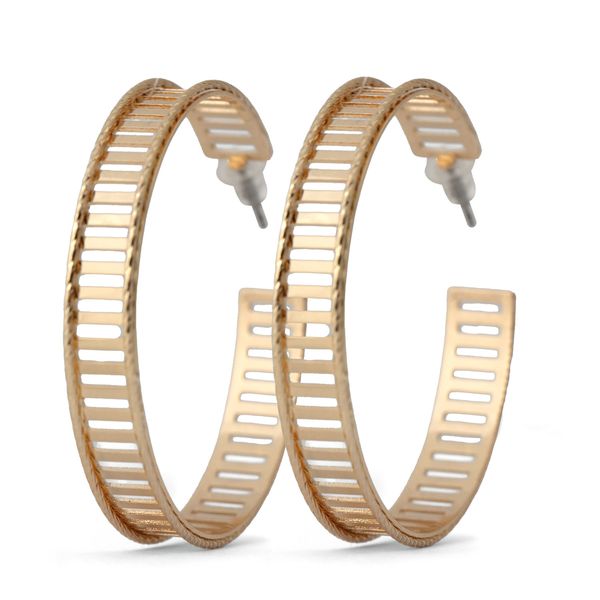 Earrings Rail Large Hoop Gold
