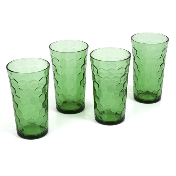 Forest Green Hi Ball Tumblers 4pc