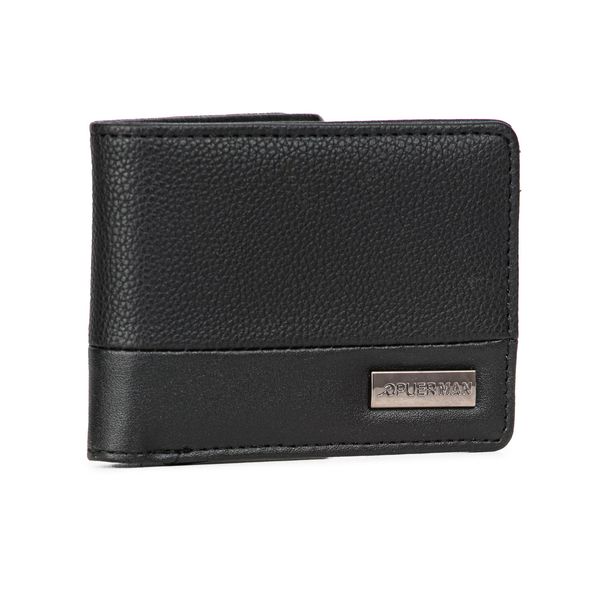 Mens Wallet Austin Bi-Fold (No Coin Pocket) Black