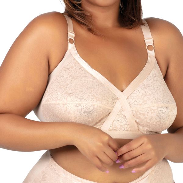 Bra Crossover Lace Black 36DD