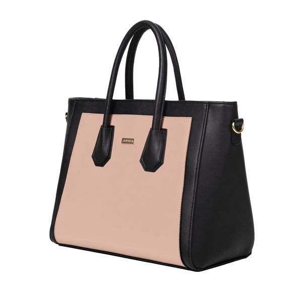 Handbag Harlow Colourblock Satchel Black Pink
