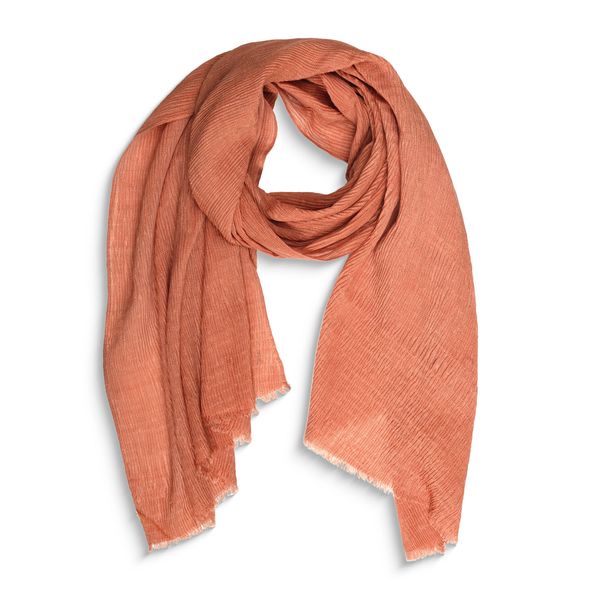 Scarf Crinkled Peach