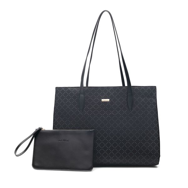 Handbag Jane Puer Logo Tote Black