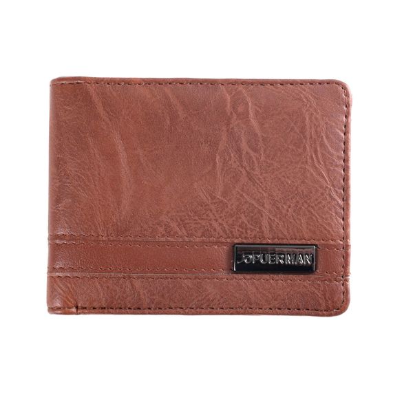 Mens Wallet Connor With Tab And Coin Pocket  Brown