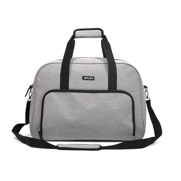 Mens Bag Oliver Canvas Weekender Light Grey
