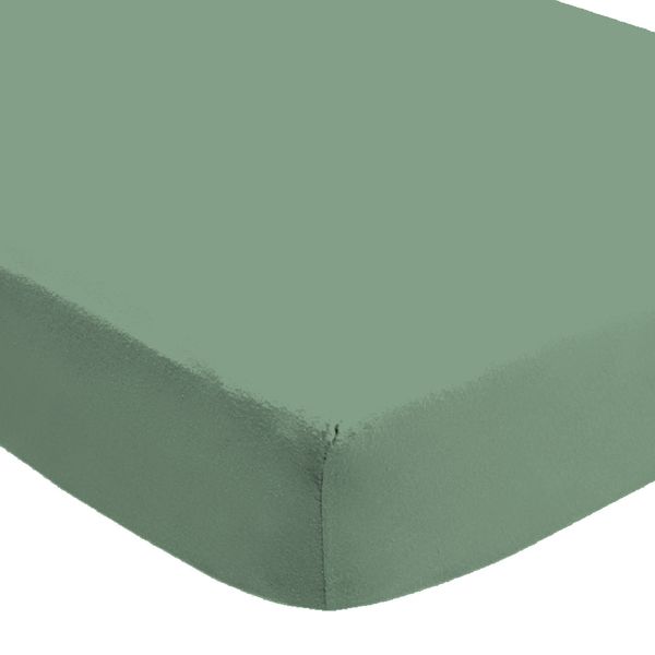 Light Green Double Fitted Sheet