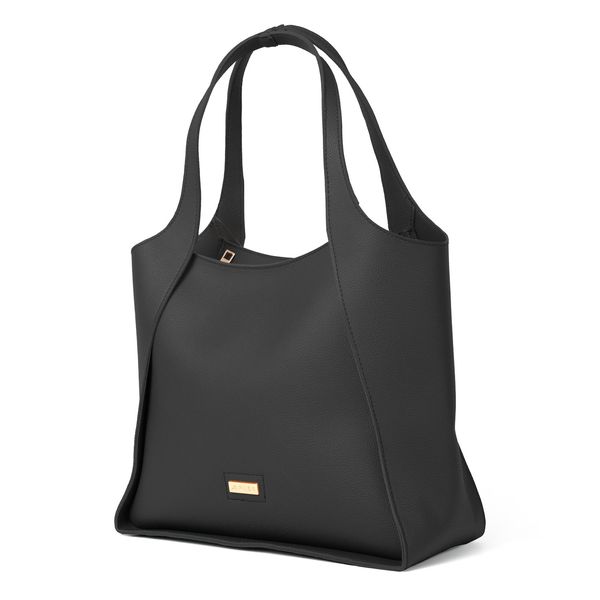Handbag Keshia Panel Shoulder Bag Black
