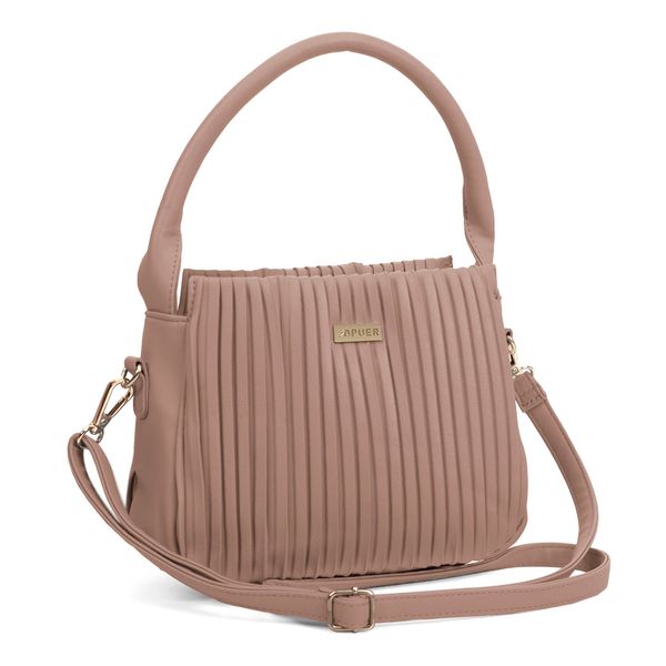 Handbag Crissy Rouched Clutch Crossbody Pink