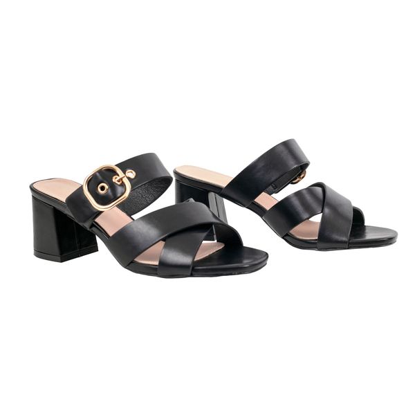 Shoes Alena Block Heel Sandal Black Size 6