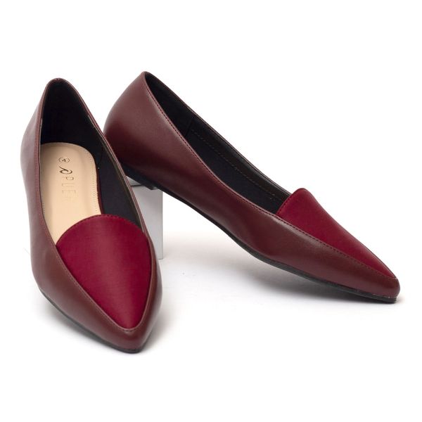 Shoes Nyala Pointy Pump Burgundy Size 3