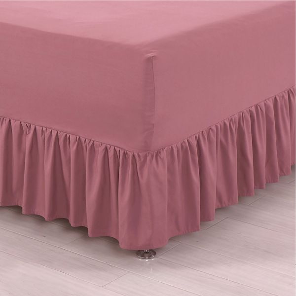 Pink King Fitted Sheet & N/Frill in One