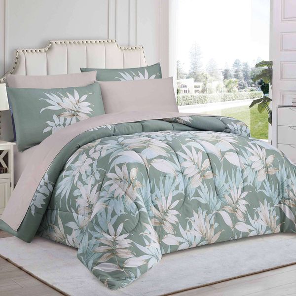 Lara Floral King Comforter Set 7pc
