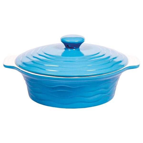 Ocean Waves 1lt Casserole Bowl with Lid
