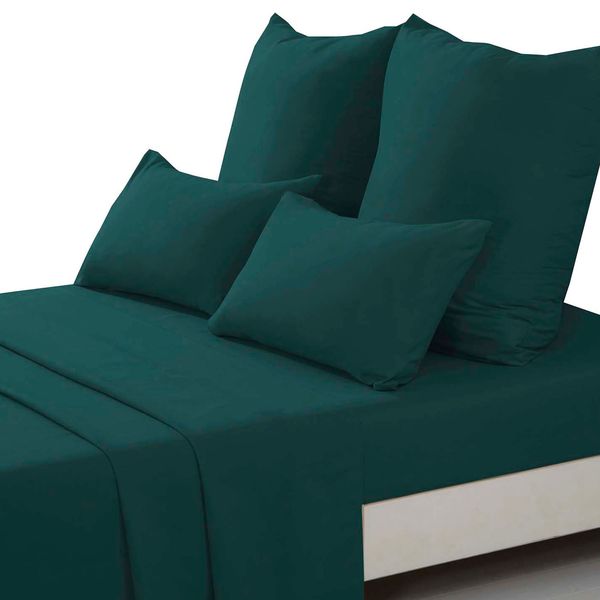 Dark Green Pillowcases 2pc