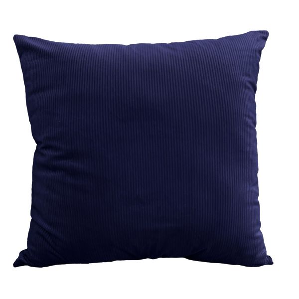 Ribbed 50x50cm Dark Blue Scatter