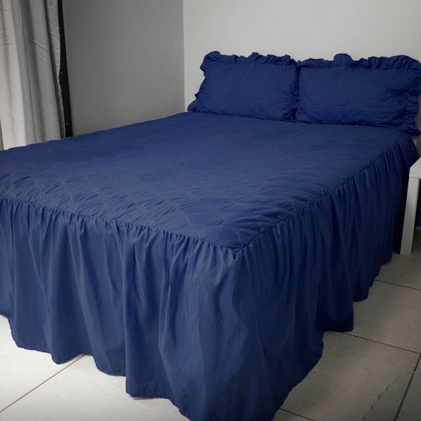 Bedspread Navy Queen Set