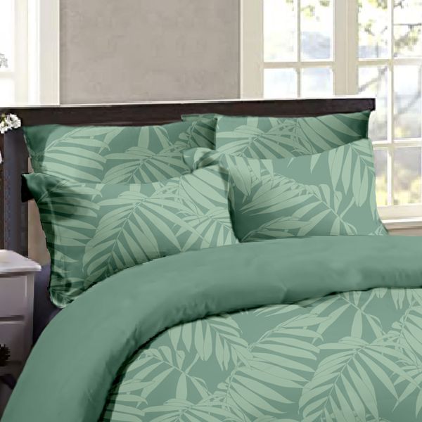 Tropical Green Pillowcases 2pc