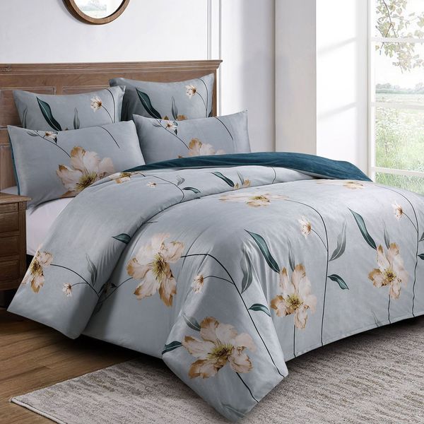 Velvet Gardenia Double Duvet Set