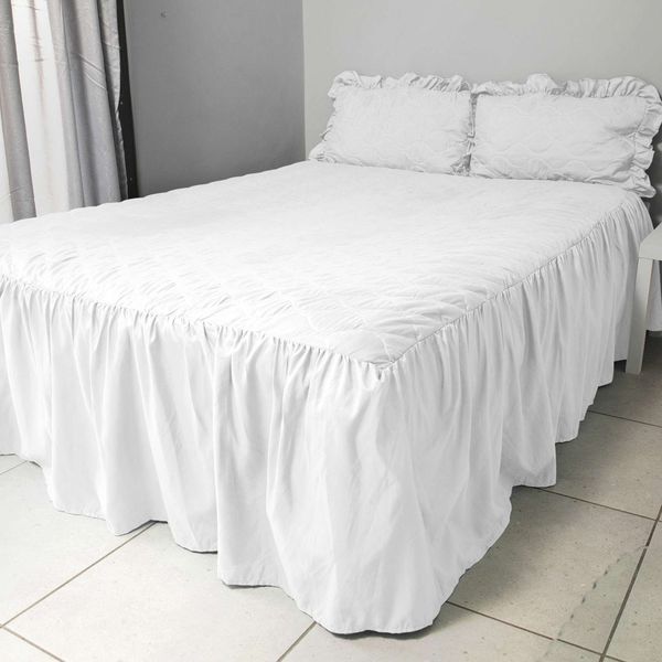 Bedspread White Queen Set
