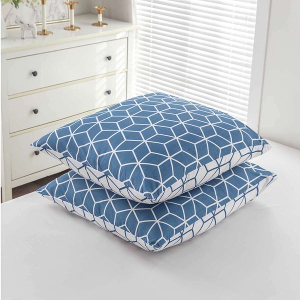 Cubic Blue Conti Pillowcases 2pc