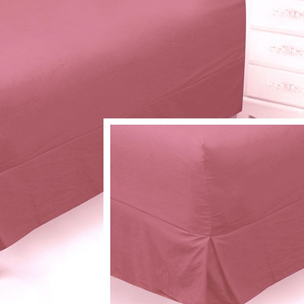 Dusty Pink Double Box Pleat Nightfrill in One