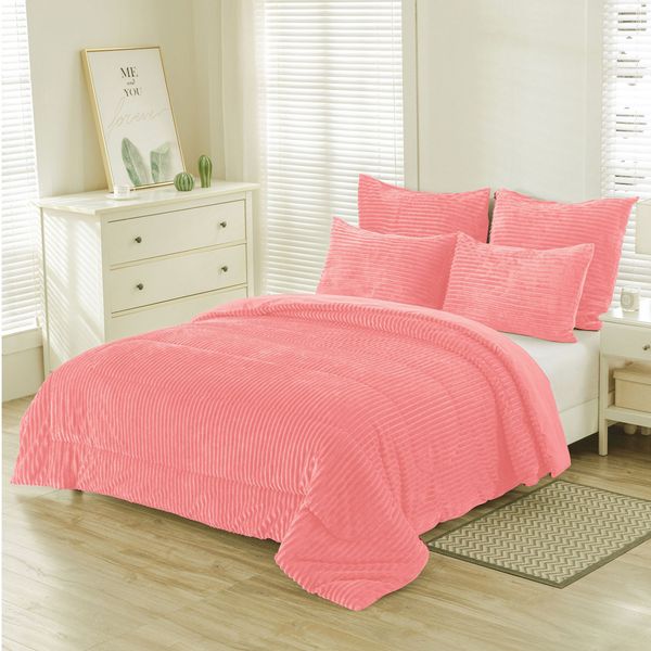 Ribbed Rose Pink Blavet Double