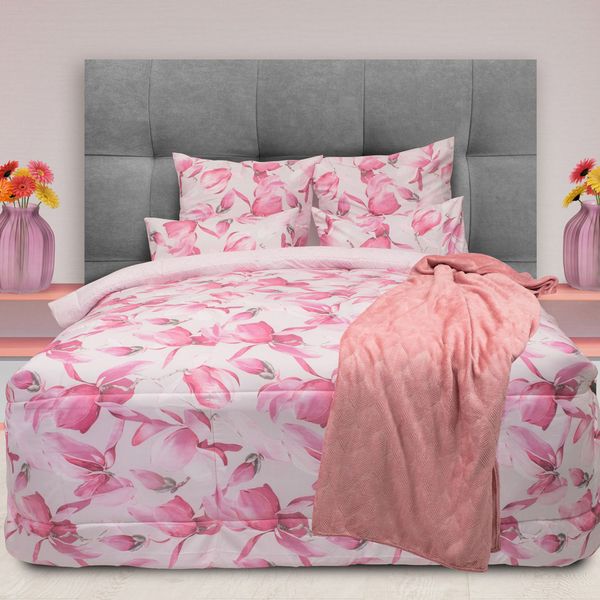 Sienna Pink Floral Conti Pillowcases 2pc