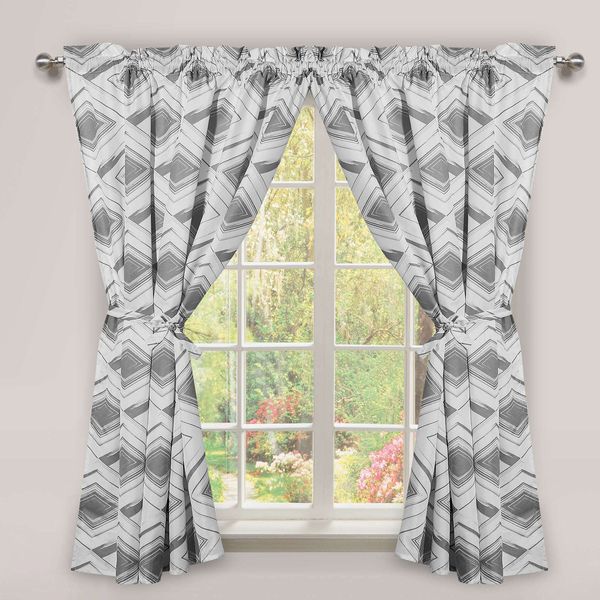 Cafe Short Curtain Vera Grey