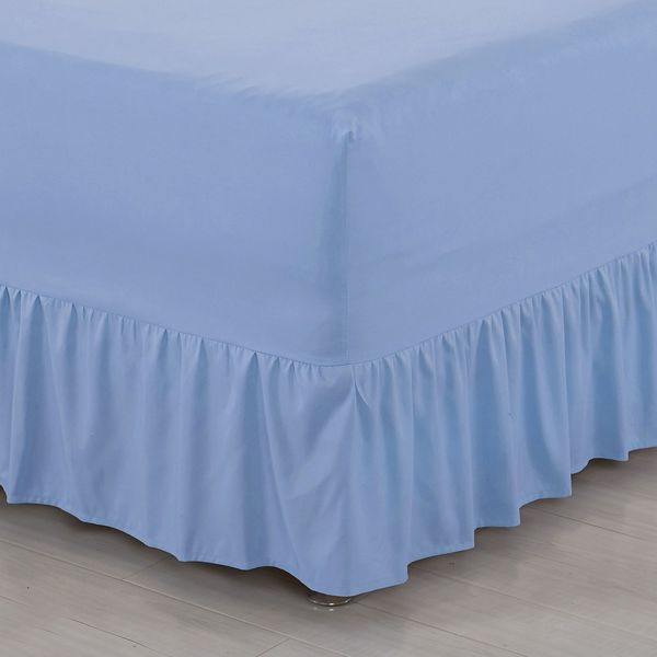 Light Blue King Fitted & Nightfrill in One