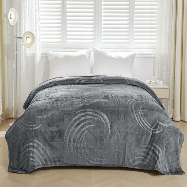 Swirl Blanket Grey