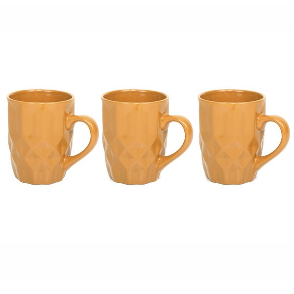 Unique Mustard Mugs 3pc