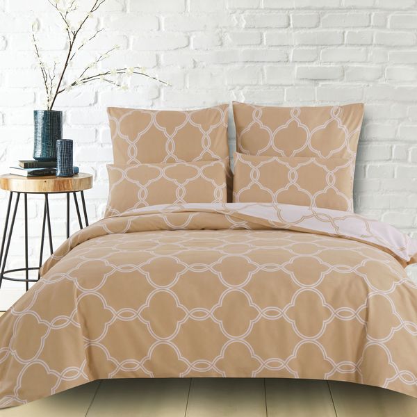 Elegant Cream Queen Duvet Set