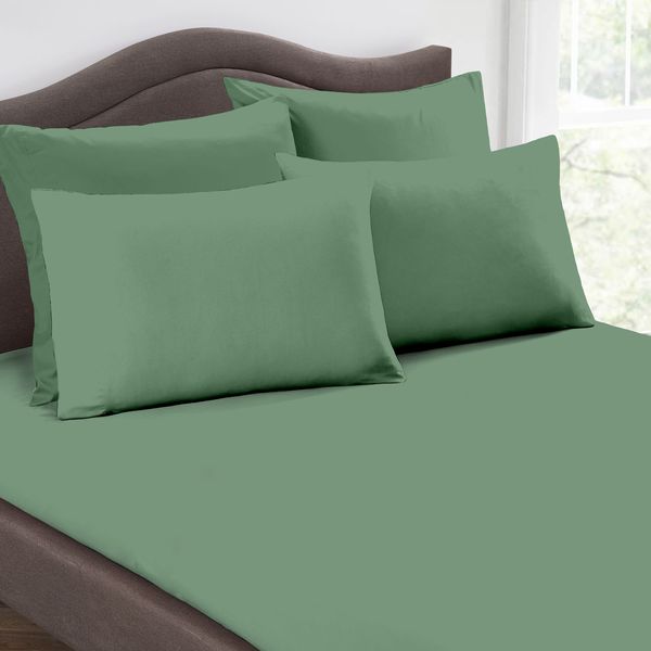 Light Green Standard Pillowcases 2pc