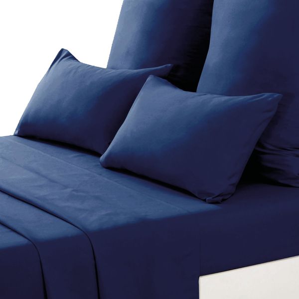 Navy Blue Pillowcases 2pc