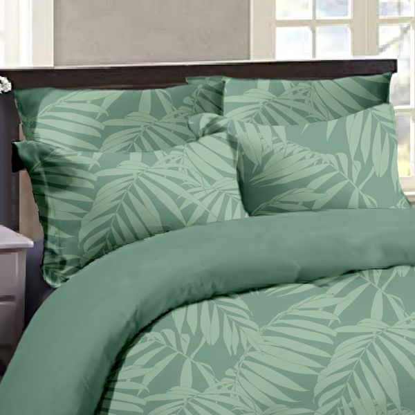Tropical Green Conti Pillowcases 2pc