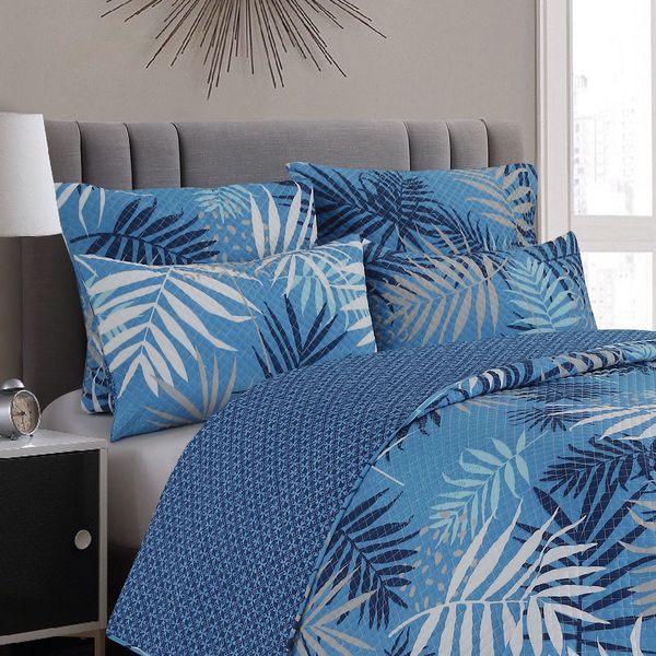 Blue Fern Conti Pillowcases 2pc