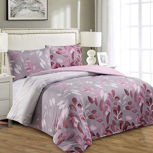 Botanical Pink Queen Duvet Set