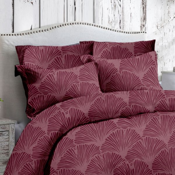 Cedar Maroon Pillowcases 2pc