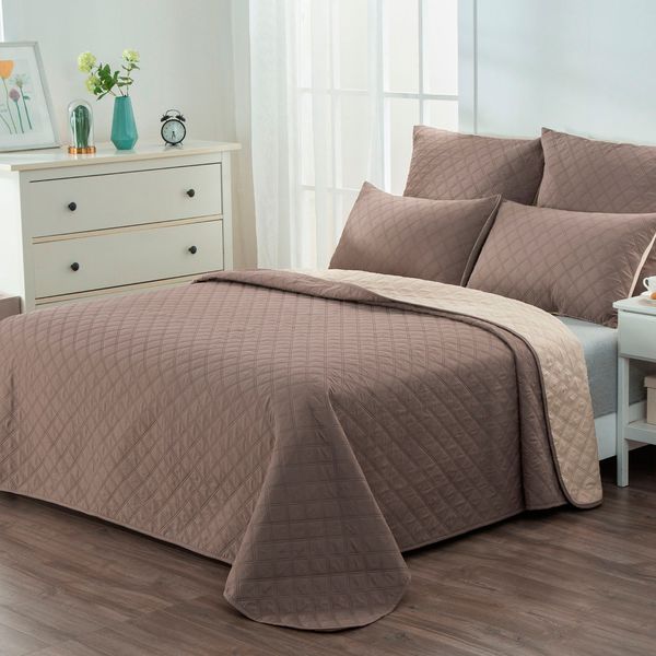 Dual Cream King Quilt set