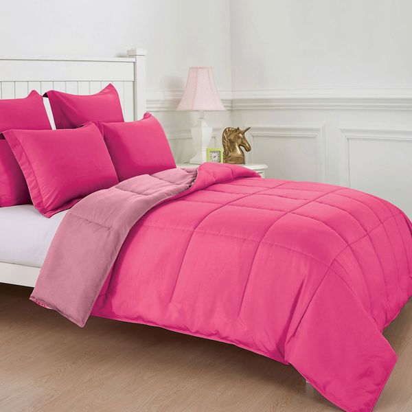 Dual Pink King Comforter Set
