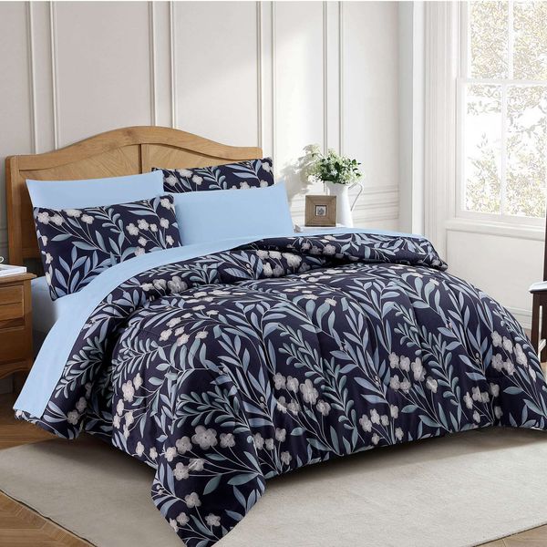 Elisa Floral King Comforter Set 7pc