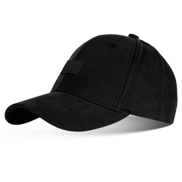 Hat Mens PM Peak Cap Black