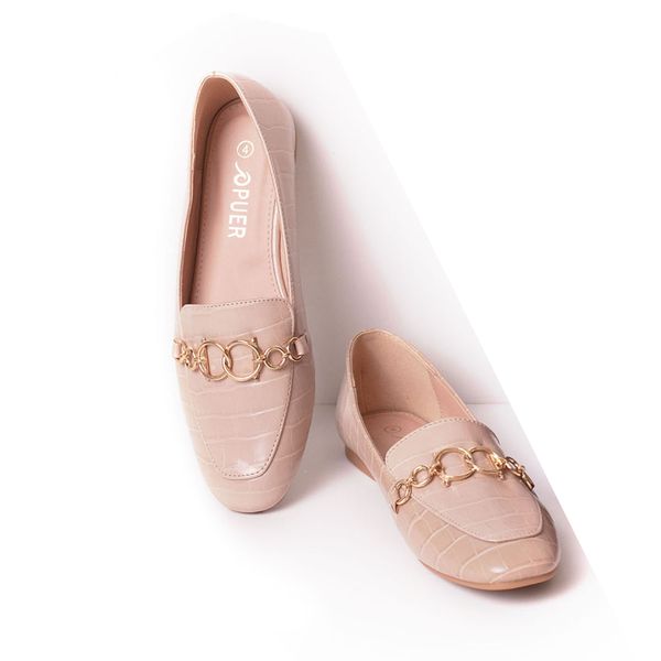 Shoes Celine Croc Chain Pumps Soft Pink Size 5