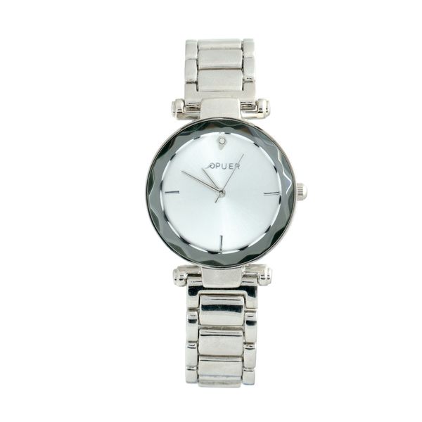 Watch Madison Diamond Frame Link Silver