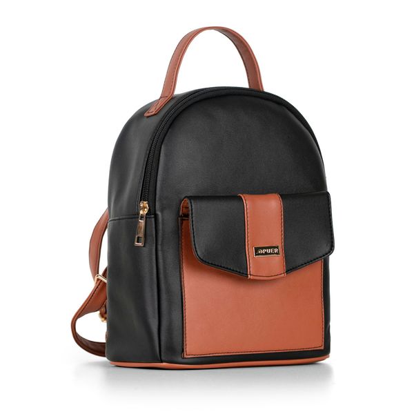 Handbag Collette Backpack Black/ Tan