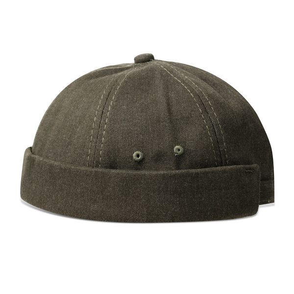 Cap Mens Skull Olive