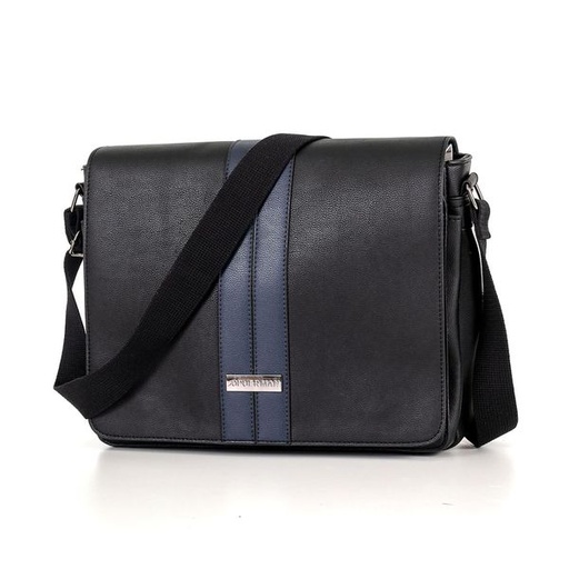 [7637] Mens Bag Kent Document Black Blue