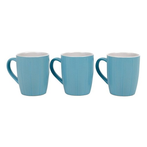 [8370] Riviera Blue Mug 3pc