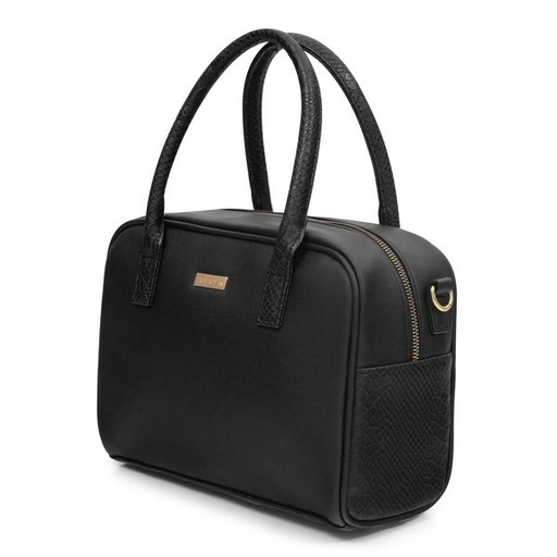 [9673] Handbag Lisa Bowling Bag Black
